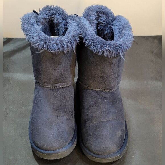 UGG MINI BAILEY BOW RETRO SPOTS OCEAN BOOTS - WOMEN'S S2 - Picture 2 of 13